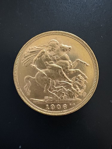 Gold Sovereign 1906 Aust. Edward V11, AUD $2,150