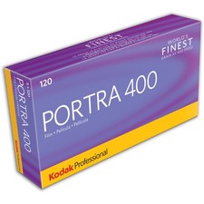 Kodak Professional Portra 400 Color Negative Film 120 Format Roll Film 5 Pack