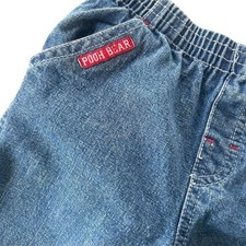 Disney Pooh Bear Jeans Toddler 24M Blue Vintage 2007 Elastic Waist Denim Pants