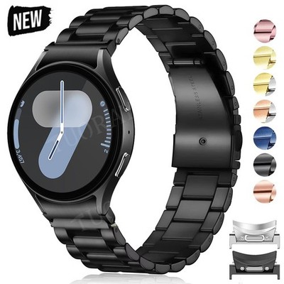 Edelstahl Armband Für Samsung Galaxy Watch 6 Classic 43/47mm 4 5 6 7 FE 40 44mm