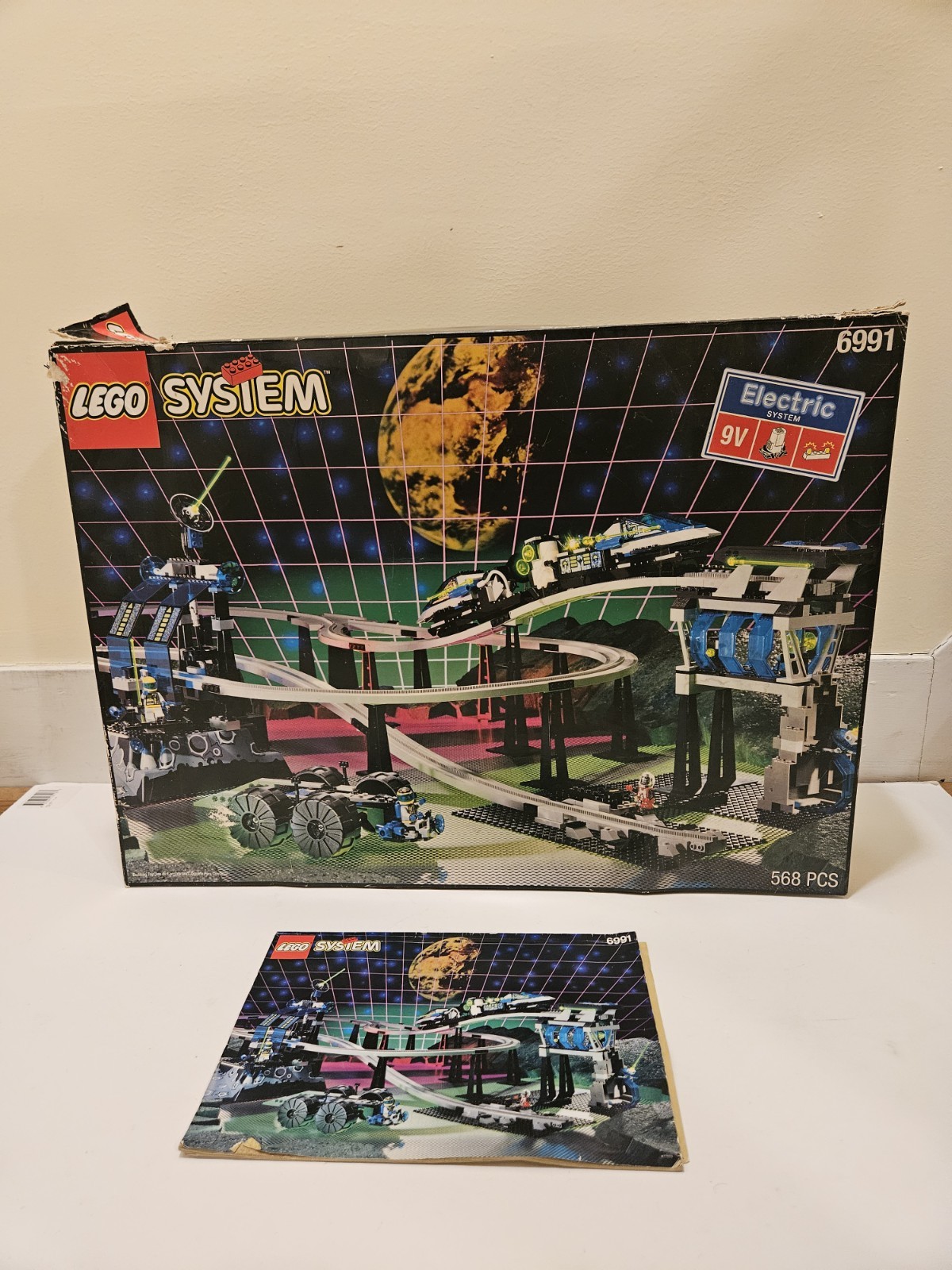 LEGO 6991 Space Unitron Monorail Transport Base Not complete w/ instructions
