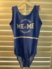 NWOT Chalk Boss Leotard GYMNASTICS DANCE BALLET size AM adult medium ME vs ME