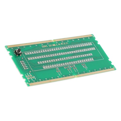 DDR5 RAM Memory Slot Tester Card With LED Lights For PC Motherboard RAM New