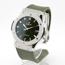 HUBLOT Classic Fusion Titanium 45mm 511.NX.8970.RX Green Warranty 2019 Box/Paper 2