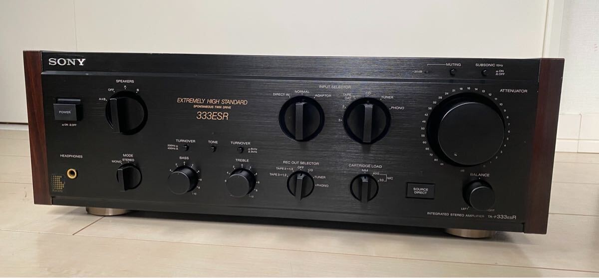 SONY TA-F333ESR ESシリーズステレオアンプ メンテナンス済み SONY TA-F333ESR ESシリーズ プリメインアンプ メンテナンス済み