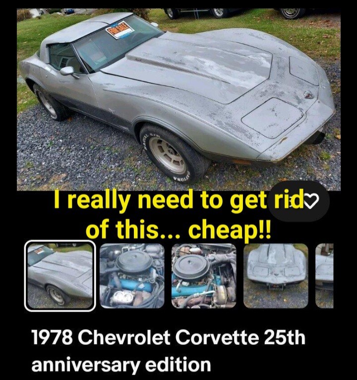 1978 Chevrolet Corvette for sale in Centre Hall Pennsylvania