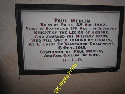 Photo 6x4 All Saints, Hawstead: memorial (4) It's not much but also  c2016