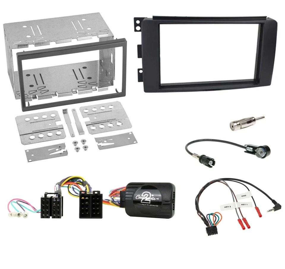 Pioneer USB Bluetooth DAB 2DIN Lenkrad Autoradio für Smart ForFour 2004-2006 - Bild 3 von 4