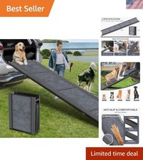 Dog Ramp for Car 71" L 20" W, Extra-Long Wide Foldable
