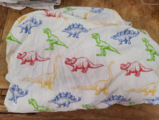 Land of Nod "Dinosaur" Twin Fitted Sheet