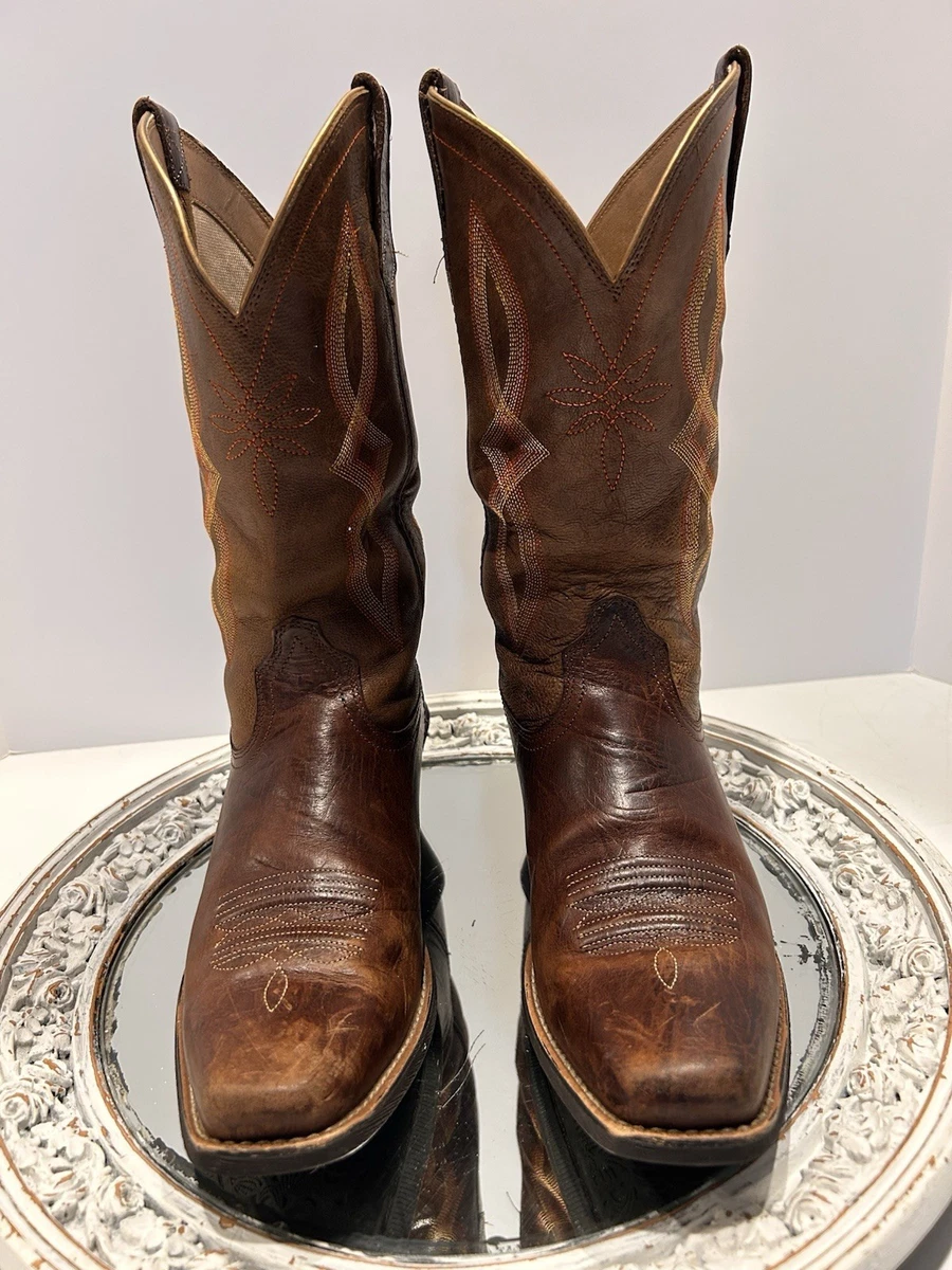 Bottes Ariat Heritage Paddock – Femme, 6.5 B, Marron, Cuir, Bout Pointu (occasion Lisible)