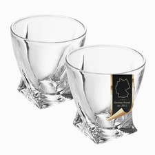 Whisky Glass Tumber Glass TWISTED Old Fashioned Whiskey Crystal Glass