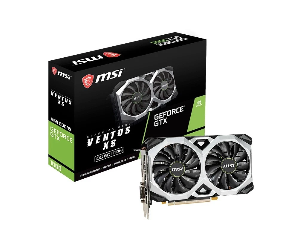 MSI NVIDIA GeForce GTX 1660 NVIDIA Computer Graphics Cards for