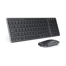 seenda Bluetooth Keyboard and Mouse Combo for Mac, SKM64-2 Rechargeable Slim