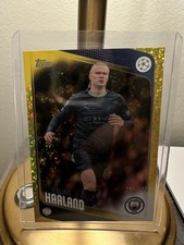 Erling Haaland Manchester City Topps 2026 UCL Yellow Mini-Diamond /299