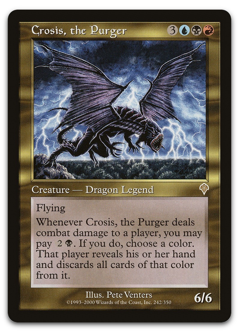 Crosis, the Purger #242 (LP) Invasion INV Magic MTG
