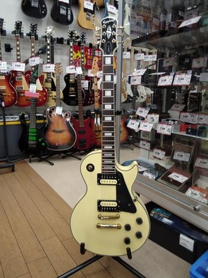 EPIPHONE LES PAUL CUSTOM model White 1998 Electric Guitar Used