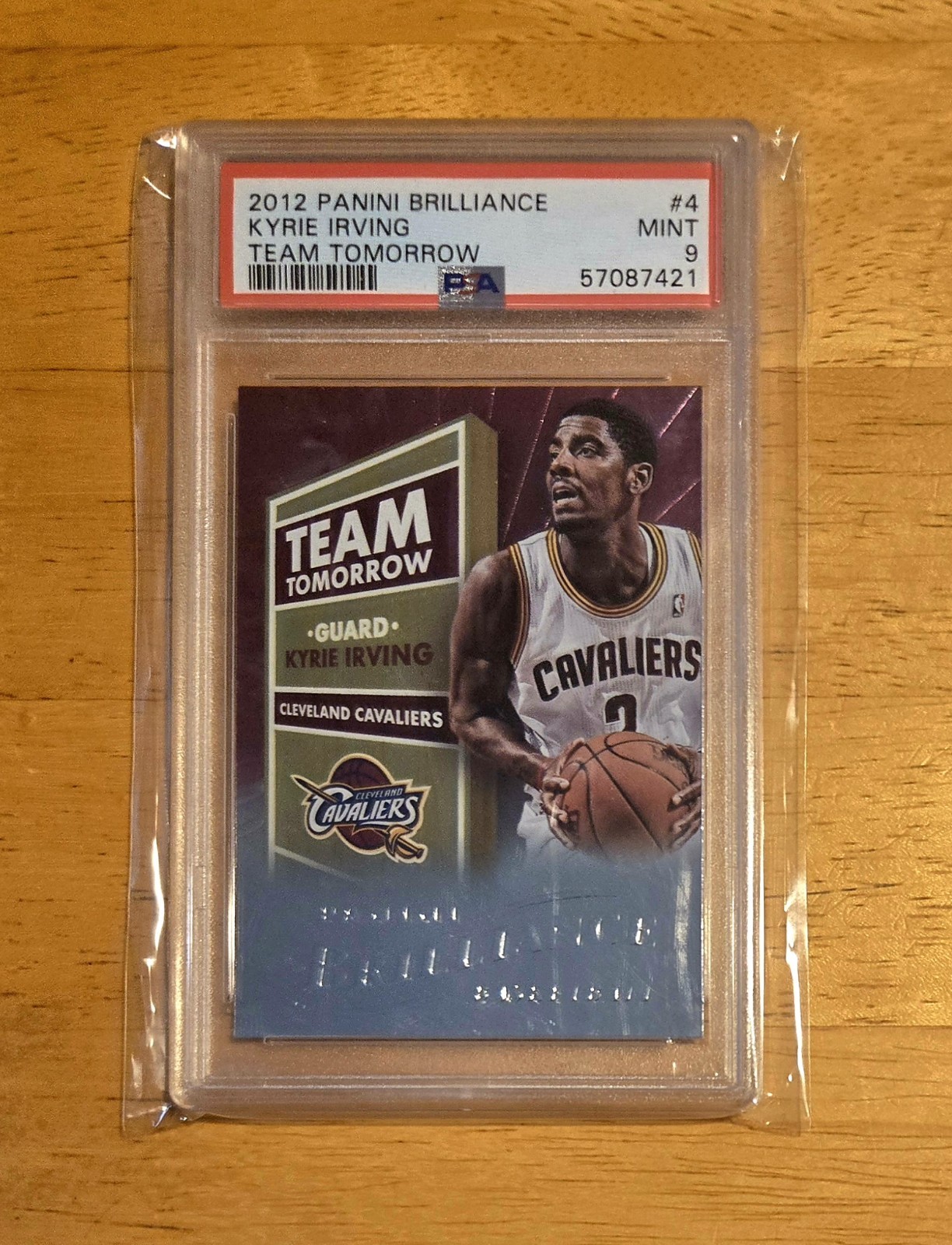 2012-13 Panini Brilliance PSA 9 Rookie Team Tomorrow Kyrie Irving #4 RC