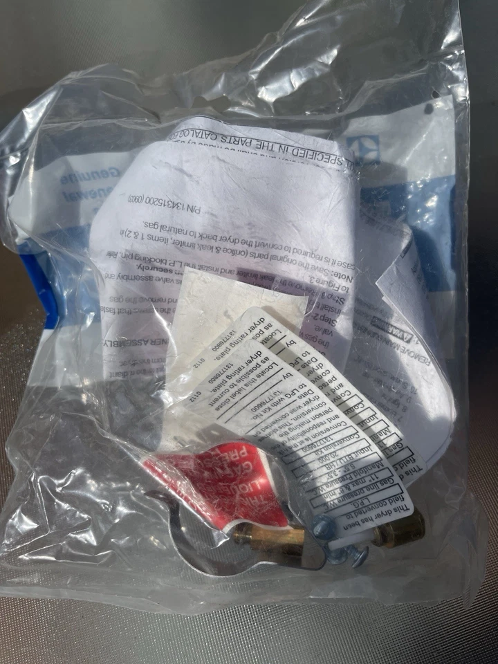 CAJA ABIERTA FABRICANTE DE EQUIPOS ORIGINALES FRIGIDAIRE SECADORA LP GAS CONV KIT #PCK2003 *ENVÍO EL MISMO DÍA* Foto 2 de 4