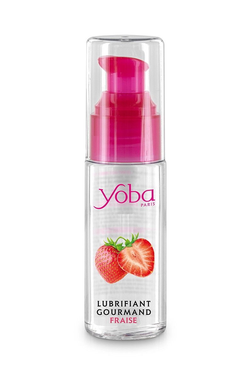 Lubrifiant parfumé fraise contre la sécheresse intime flacon 50ml