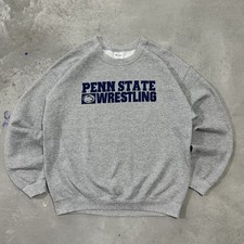 Vintage Y2K Penn State Wrestling Crewneck Sweatshirt Nittany Lions Size L Gildan