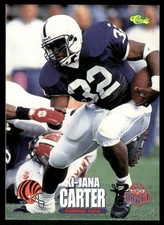 1995 Classic NFL Draft #67 Ki-Jana Carter Rookie RC Bengals football card. rookie card picture