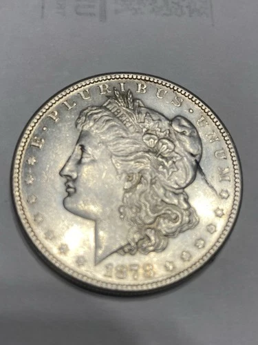 1878 S Morgan Silver Dollar $1 Brilliant Uncirculated Silver