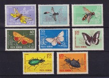 Romania 1964 Insects Mi. No. 2260-2267 MNH ** 