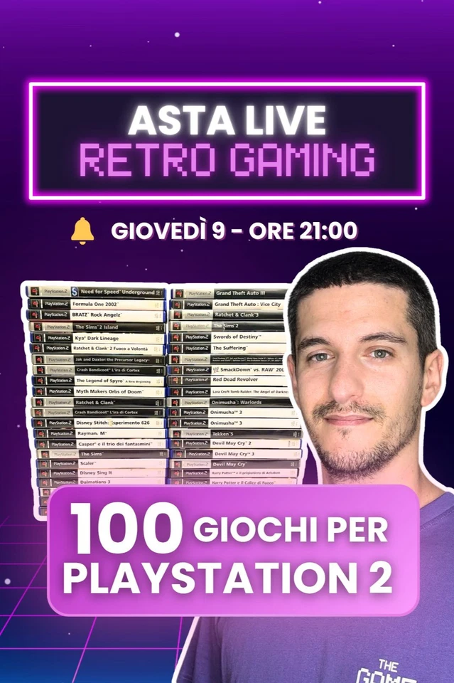 🕹️ ASTA 100 Giochi PLAYSTATION 2 🔥