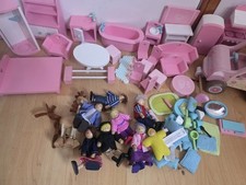 ELC Rosebud Wooden Dolls House Furniture 