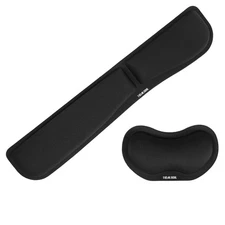 Wrist Rest for Computer Keyboard and Mouse - Ergonomic Memory Foam Mousepad R...