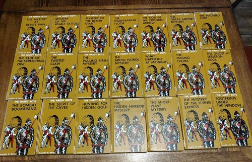 Good 47 The Hardy Boys Library Ed. Hardcover Book Set 60's and 70's Brown - Picture 4 of 10