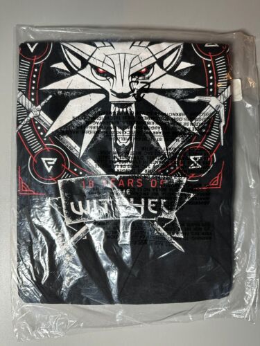 NEW Official The Witcher Wild Hunt III 3 - 10 Year Anniversary T-Shirt, Size L - Picture 3 of 5