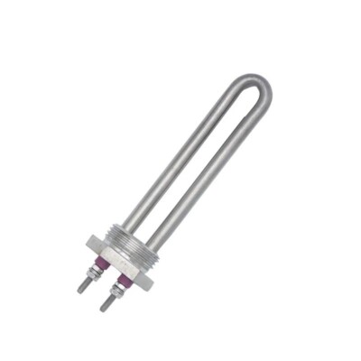 220V 500W Stainless Steel DN25 Tubular Immersion Water Heating Element 1'' BSP