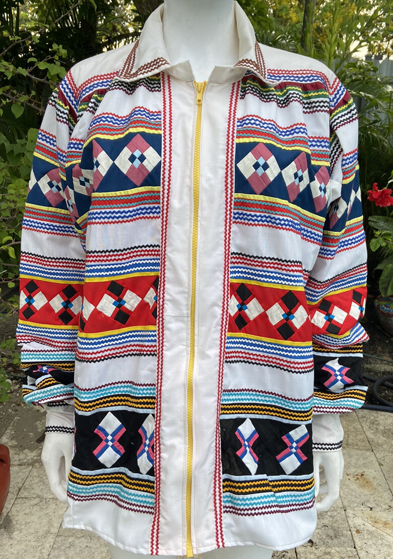 Vintage handmade seminole indian native american jacket mid