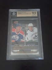 2015-16 Upper Deck Canvas Young Guns McDavid Virtanen BGS 9.5 Gem Mint #240