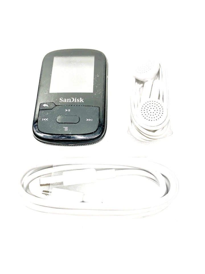 SanDisk Clip Sport Plus Wearable MP3 Player SDMX28016GG46K Black (16GB) - Bild 4 von 4