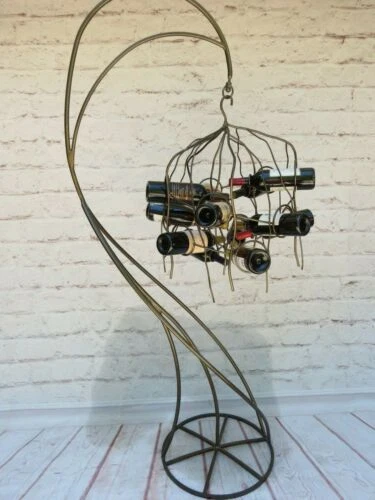 Handmade Iron Freestanding Wine Racks & Bottle Holders