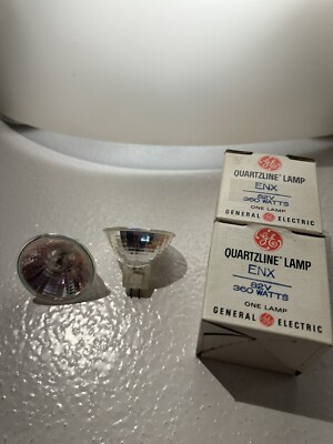 ENX ''2-pack'' projector lamp projection light bulb 82v 360w, NOS G.E. brand