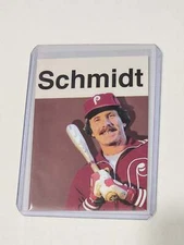 Mike Schmidt Artist Signed Baseball Art Card 1/10