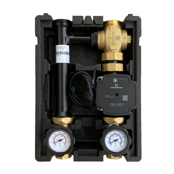 Thermische RüCklaufanhebung 60°C Mit Hocheffizienzpumpe Grundfos UPM3 Hybrid-image