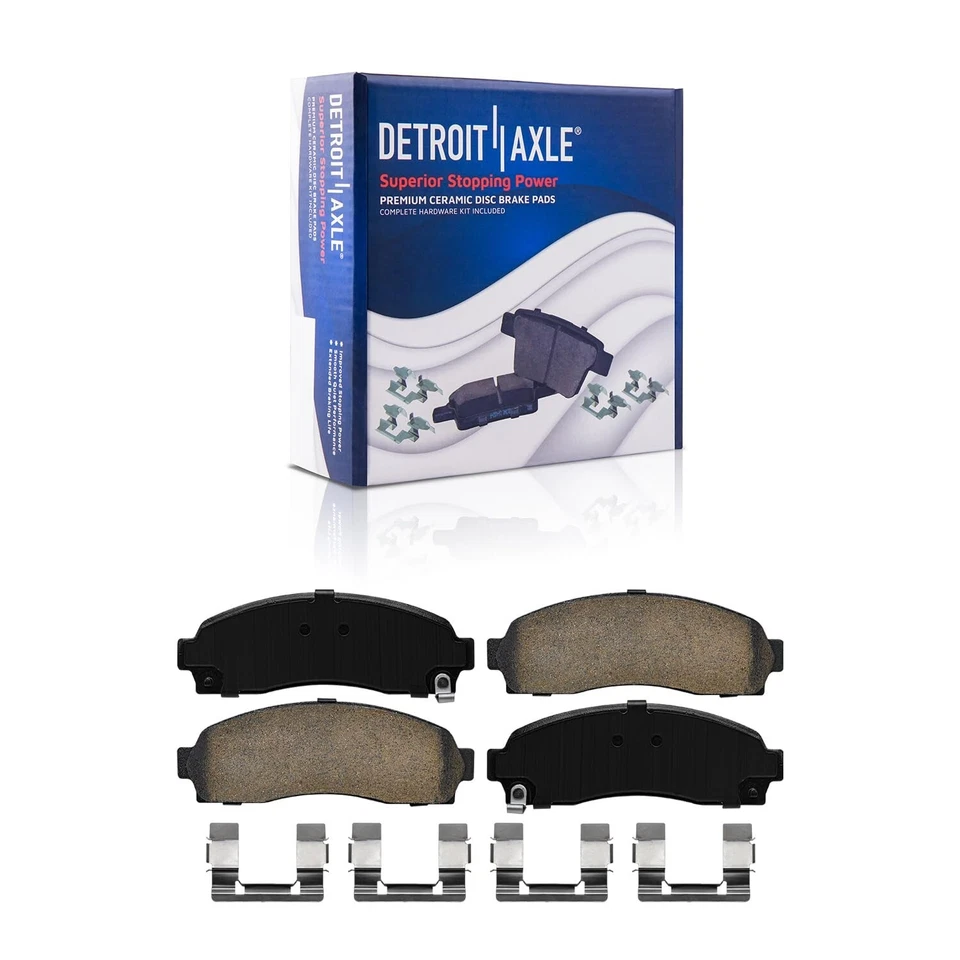 Front Drilled Brake Rotors + Brake Pads for Chevy Equinox Pontiac Torrent Vue - Image 4 of 4