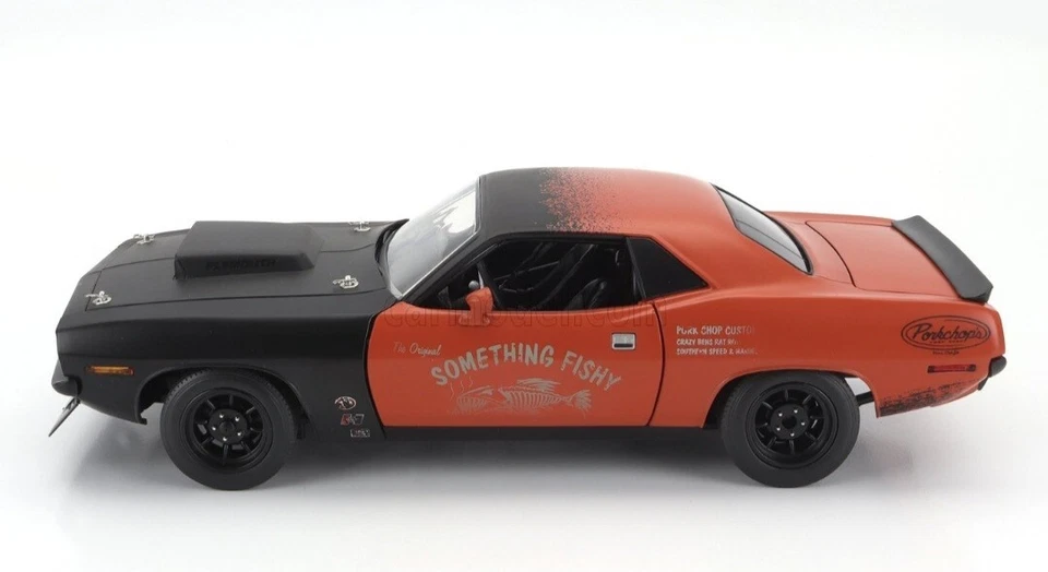 Acme 1:18 1971 Plymouth Hemi Cuda Pork Chop Somethin Fish A1806131 GMP Highway  - Immagine 4 di 4