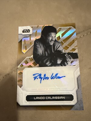 2024 Star Wars High Tek Lando Calrissian Billy Dee Williams Black And White Auto