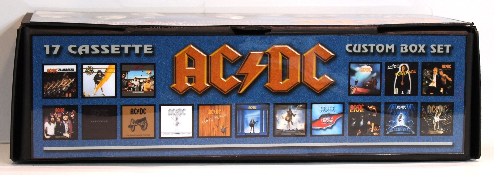 AC/DC - 17 NEW/SEALED remastered cassette tapes in a custom box set lot ...