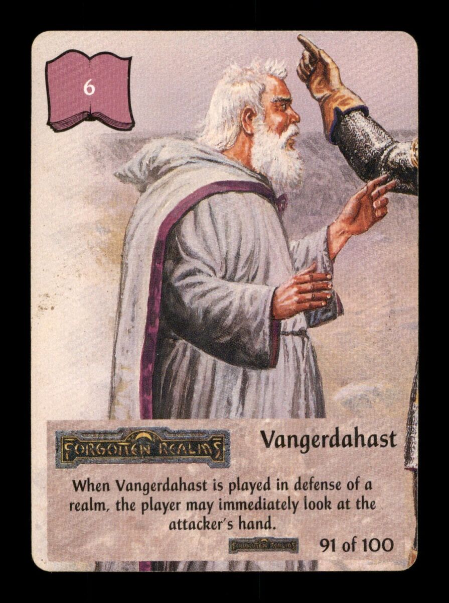 Vangerdahast 91 Of 100 Spellfire Master Of Magic Forgotten Vangerdahast 91 Of 100 Spellfire Master Of Magic Forgotten