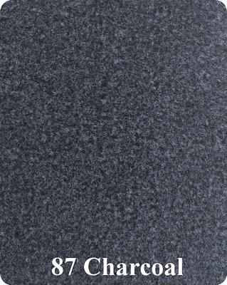 16 oz Cutpile Marine Outdoor Bass Boat Carpet 1st Quality 8.5' X 25' Charcoal 