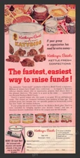 Kathryn Beich Katydids Kettle-Fresh Confections 1960s Print Advertisement 1964