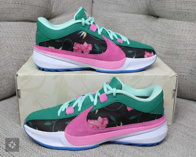 Nike Zoom Freak 5 Flowers Athletic Basketball Shoes Men's Size 8.5 (DX4985-401)