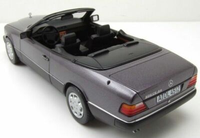 1990 MERCEDES BENZ 300 Ce-24 Cabriolet Metallic Purple 1/18 Car by